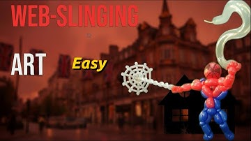 The BEST Way to Make a easy SPIDERMAN Balloon