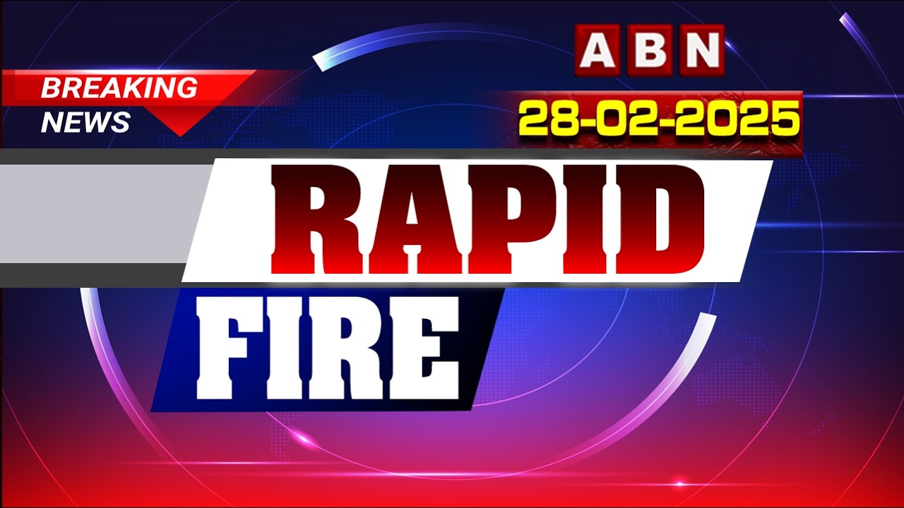 RAPID FIRE | 60 Head Lines | 28-02-2026 | ABN Telugu