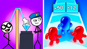 Thief Puzzle vs Join Blob Clash 3D, Crazy Thief Game, Join Blob Clash Gameplay on Youtube Ep011