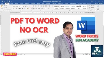 Convert Any PDF to Editable Word File — No OCR Software Needed!