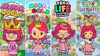 The amazing digital circus episode 2 🍭 Princess Loolilalu Toca Boca vs Avatar World vs Yoya vs Miga