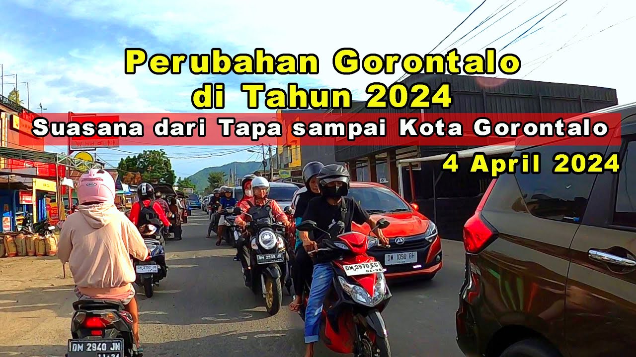SUASANA JALAN DARI TAPA KE PUSAT KOTA GORONTALO