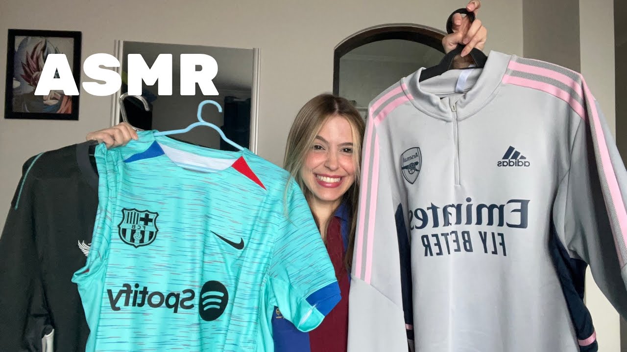 ASMR TOUR PELAS CAMISAS DE TIME DO MEU PAI ❤️