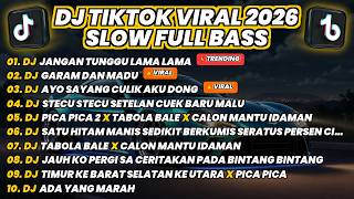 DJ TIKTOK VIRAL TERBARU 2026 - JANGAN TUNGGU LAMA X GARAM DAN MADU X CULIK AKU - FULL BASS SLOW