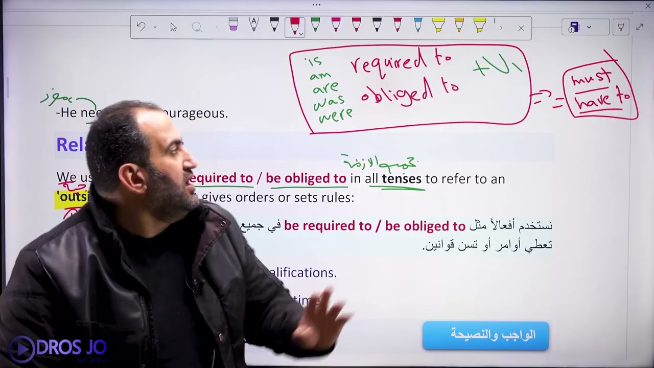 جيل 2009 “أخطر قاعدة بالإنجليزي… Modal Verbs!” - الأستاذ محمد مزهر