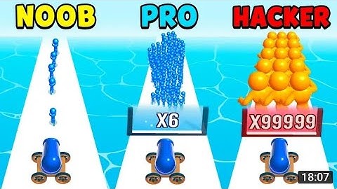 Mob Control - Gameplay #1 - Android Gameplay ! - Noob vs Pro vs Hacker !