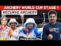 Archery  world cup stage 1  road to paris  olympics qualification  pahadi brothers