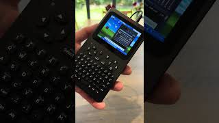 Waveshare PocketTerm 35. Raspberry Pi powered handheld Linux computer.
