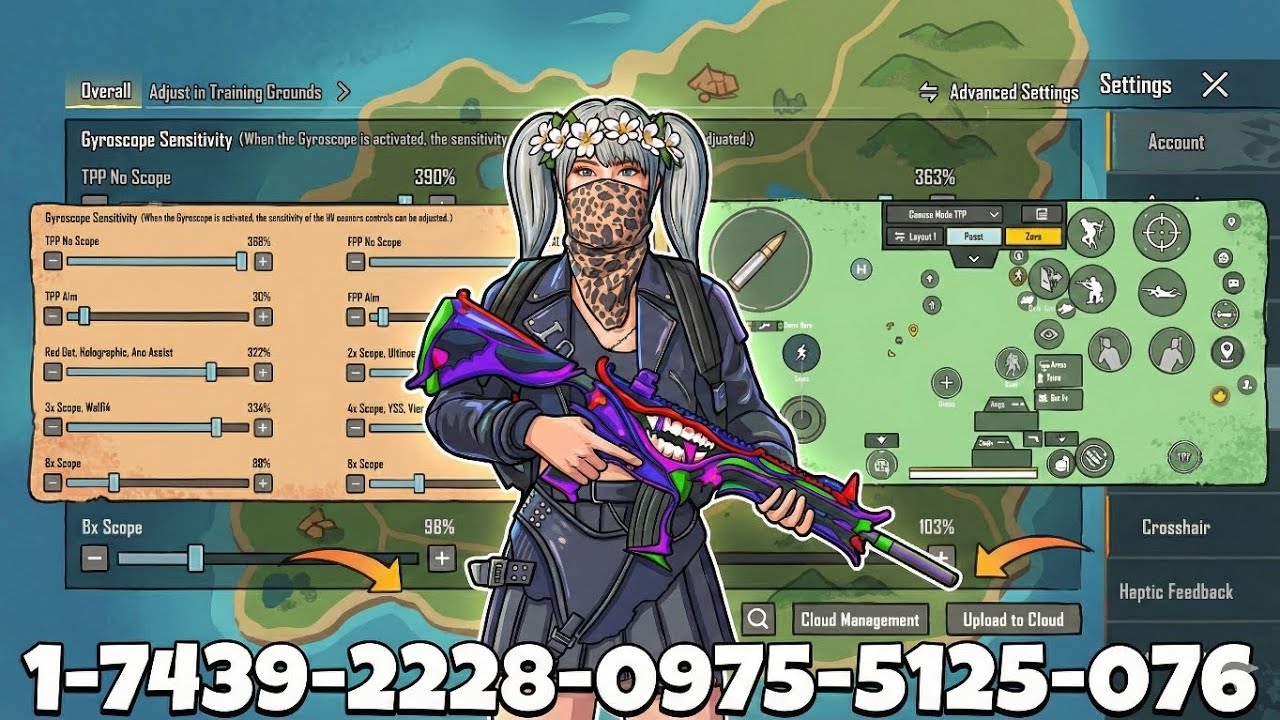 NEW UPDATE 4.2🔥BEST SENSITIVITY CODE + CONTROL SETTINGS BGMI/PUBG MOBILE