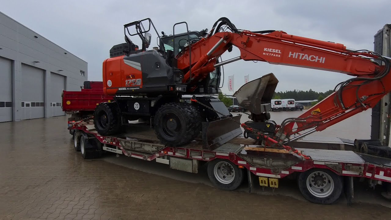 Hitachi ZX175W-7 Loading POV - YouTube