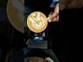 latte art, double wing swan 🪽 🦢#latteart #coffeelatteart #coffee #coffeegirl #barista #cafe #tulip