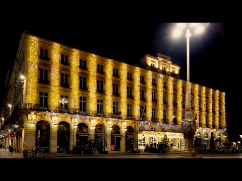 ✨Bordeaux 4K Weihnachtsbeleuchtung 2020 ✨ Frankreich / Relaxing Walk Binaural Audio