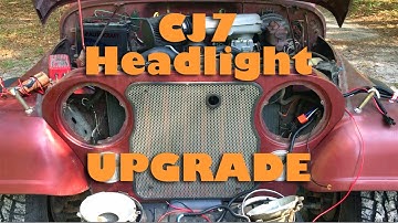 CJ7 Headlight Upgrade
