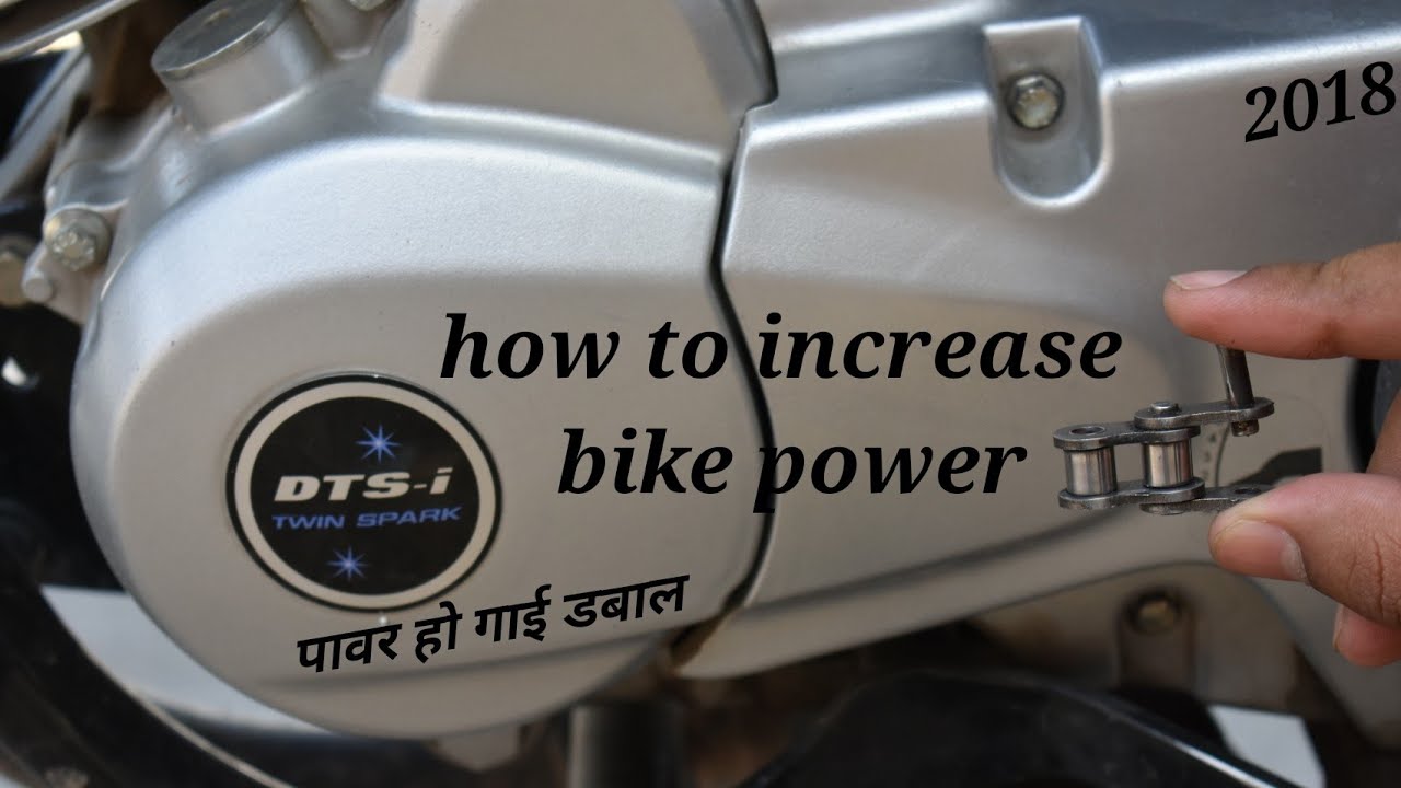 how to increase bike power YouTube
