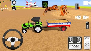 Indian Tractor Driving Simulator - Offroad Tractor Trolley Games - Android Gameplay #1 screenshot 5