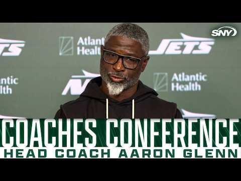Aaron Glenn on return of Jets WR Omar Cooper Jr., emphasis on winning instead of divisional foe