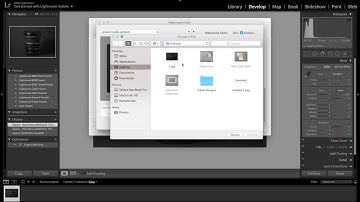 How to use an Image as a Watermark in Adobe Lightroom 5 (Quick Tutorial)