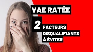 VAE : 40% des Candidats tombent dans ces pièges.