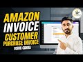 How to make Amazon Customer Purchase Invoice | Amazon Invoice | By using Canva