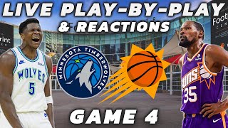 Minnesota Timberwolves vs Phoenix Suns | Live Play-By-Play \& Reactions