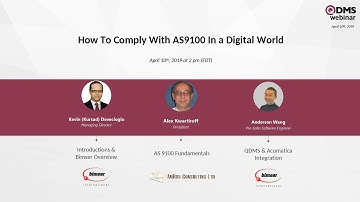 Executive Webinar - How To Comply With AS9100D In The Digital World