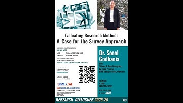 RESEARCH DIALOGUE SERIES ! Evaluating Research Methods A case for the Survey Approach
