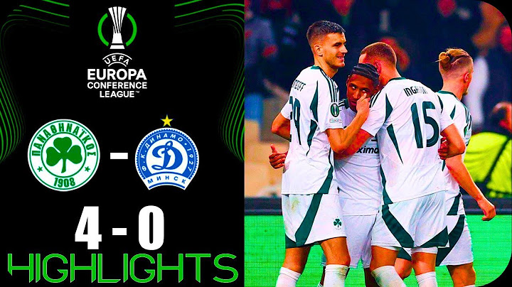 Παναθηναϊκός vs Ντιναμό Μινσκ 4-0 Highlights | UEFA Conference League - 2024/2025