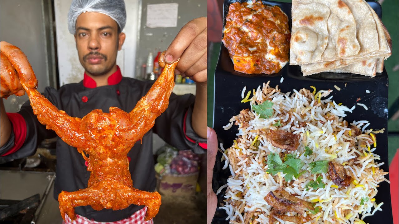 2 समोसे के दाम पर चिकन चावल मिलेगा||Full मुर्गे का Murg Musallam बनते देखें||Zaika Patna Ka