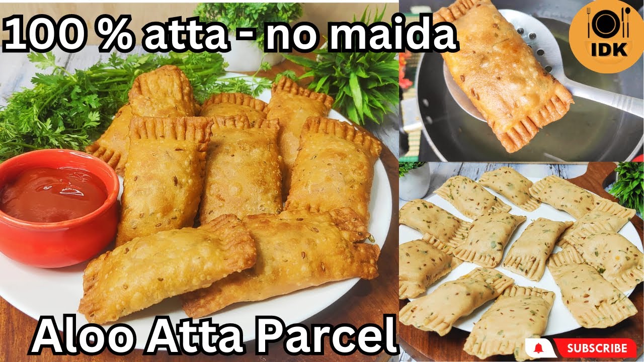 Delicious! Breakfast recipe with just wheat flour | Aloo Atta Parcel ...