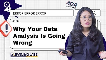 How To Avoid The Most Common Mistakes In Data Analysis? | @LearningLabb