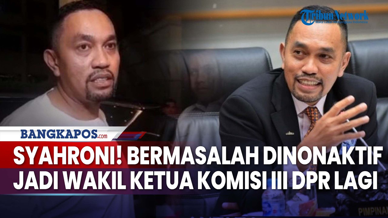 Kontroversial Sahroni! Kini Kembali Dilantik Jadi Wakil Ketua Komisi III DPR Lagi Usai Dinonaktifkan