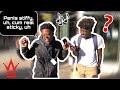 FINISH THE RAP OR GET PUNISHED!! 😈 (PUBLIC INTERVIEW) *He started rapping gay hiphop lyrics🤦🏿‍♂️*