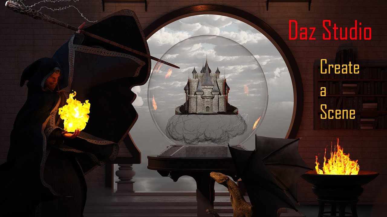 Live 4k Daz Studio Create a Scene