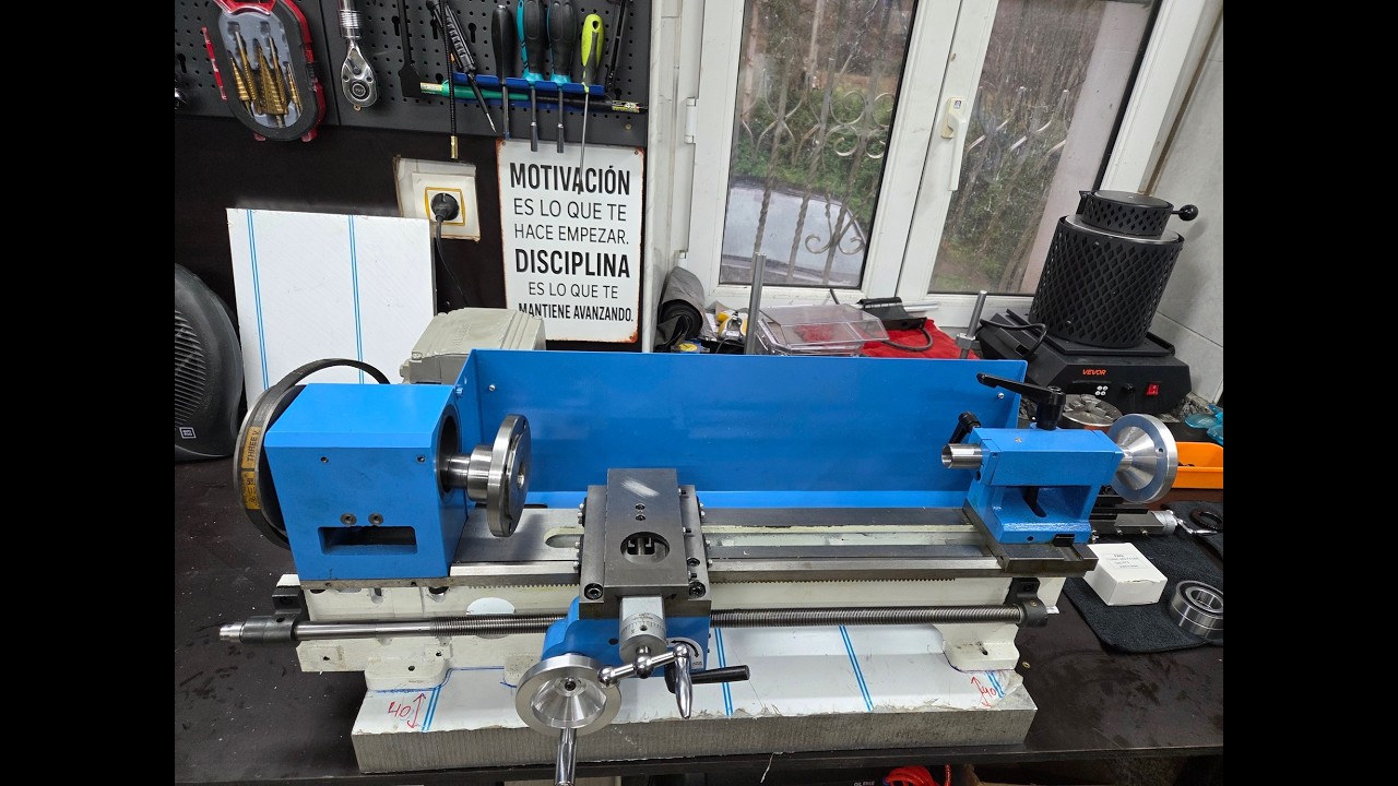 Mini Torno 180x350 mm   VEVOR +TR - Modificaciones y Mejoras Radicales - Parte 1