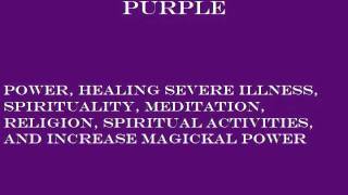 Magickal Color Correspondences Magickal Color Correspondences