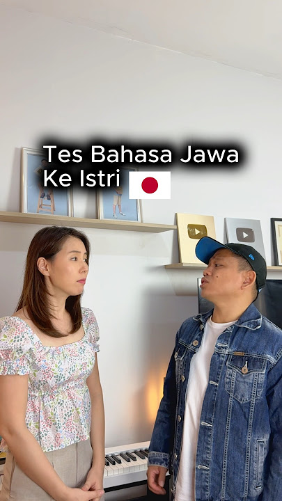 Let's learn Javanese 😋 Let's try Javanese #internationalfamily #🇯🇵🇮🇩 #bahasajawa