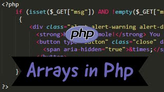 Arrays in Php | Php tutorials for beginners in hindi/urdu