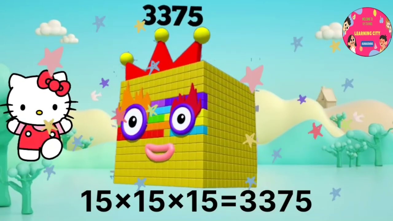 Unlock Numberblocks Multiplication of 3 same Numbers | Learn To Count 