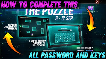 How To Complete The Puzzle Event | Puzzle Event All Password | Moco Puzzle Event | FF New Event