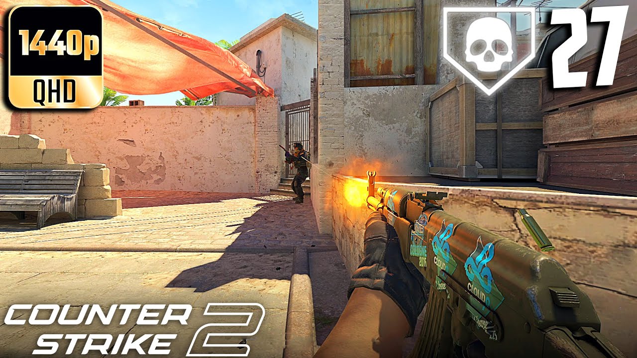 CS2- 27 Kills On Mirage Competitive Full Gameplay #63! (No Commentary)