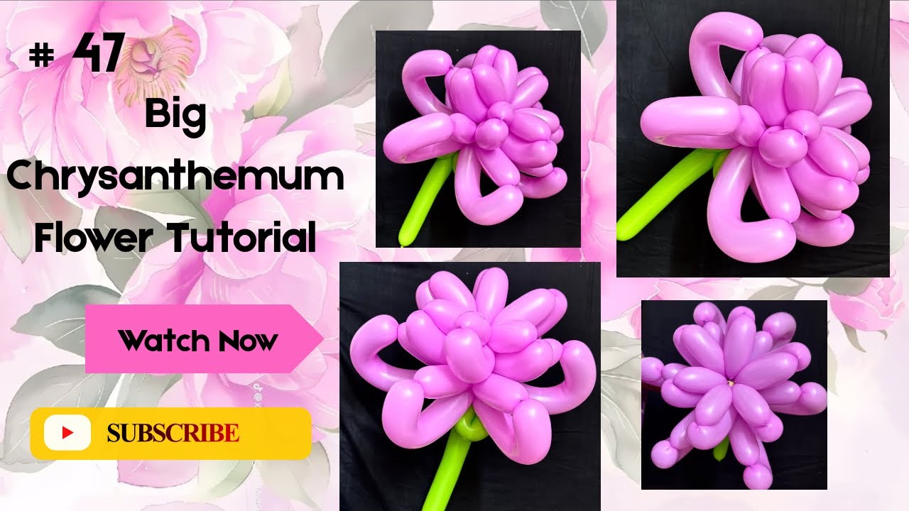 Big Chrysanthemum Flower Tutorial | 🌸🌸🌸🌸| Subscribe for More Styles| 