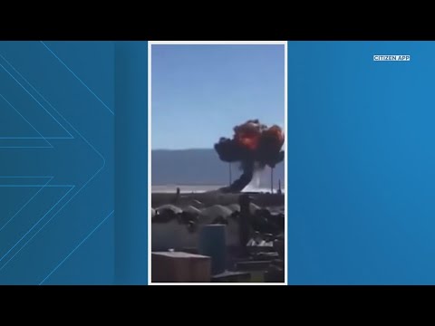 Video shows F-16 Thunderbird pilot ejecting moments before crash