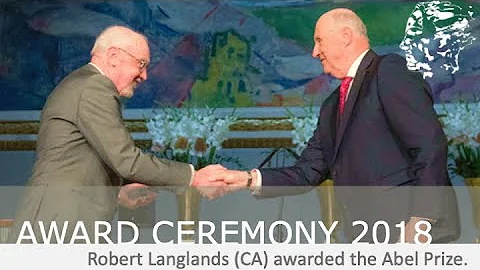 Abel Award Ceremony 2018 - Robert Langlands