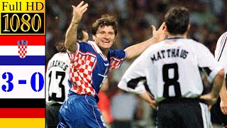 Croatia 3-0 Germany World Cup 1998 | Full highlight - 1080p HD | Davor Šuker - Lothar Matthäus