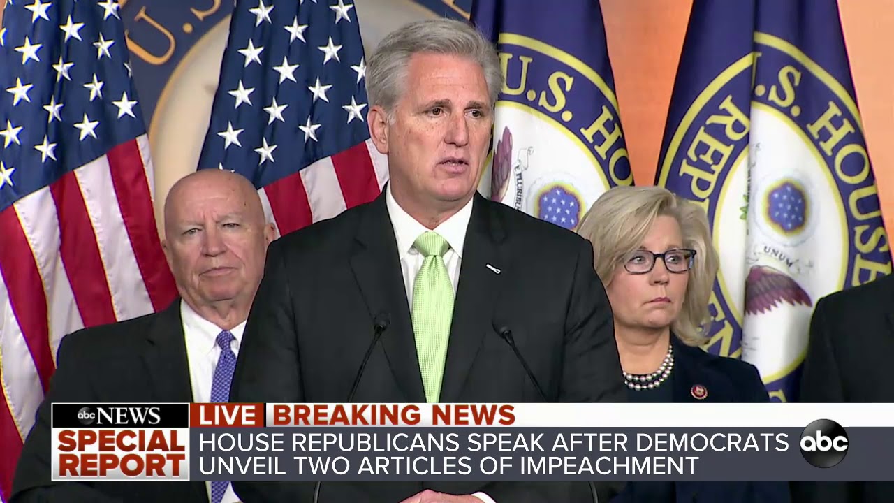 House Republicans respond to articles of impeachment l ABC News