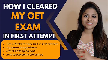 How to clear OET exam in first attempt || How I cleared my OET in first attempt | OET tips & tricks