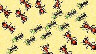 Fire Ants Ambush My Army Ant Convoy in Pocket Ants Colony Simulator screenshot 4