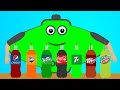 Low Battery Overcharged By Drinking Popular Soft Drinks Asmr Drinking Sounds NCR Animation 