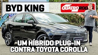 BYD King é híbrido de 200 cv que FAZ 28 KM/L e ameaça Toyota Corolla