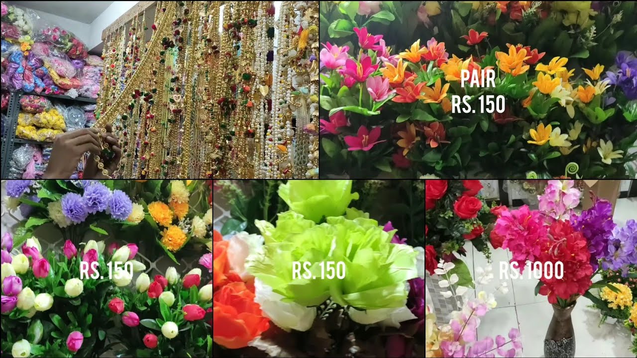 Wholesale And Retail Beautiful Artificial Flowers Materials Decoration Items With Price And